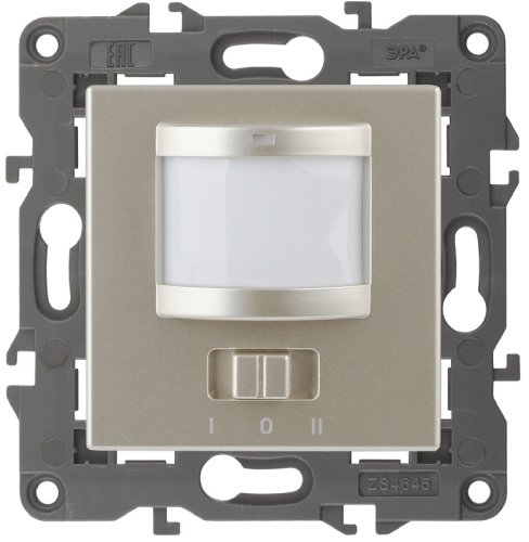 Датчик двежения без рамки Эра Elegance 180-240В 200Вт шампань фото Датчик двежения без рамки Эра Elegance 180-240В 200Вт шампань картинка